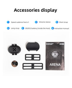 เซ็นเซอร์วัดความเร็วและรอบขา XOSS ARENA ANT+ สำหรับจักรยาน Garmin Bryton คอมพิวเตอร์จักรยาน GPS เซ็นเซอร์จักรยาน - Product Image 6