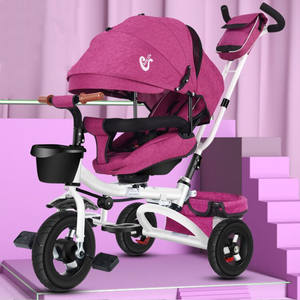 <span class=keywords><strong>Triciclo</strong></span> plegable <span class=keywords><strong>reclinable</strong></span> para niños, <span class=keywords><strong>asiento</strong></span> bidireccional, OEM, personalizado, para exteriores, de 1 a 6 años - Product Image 4