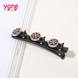 Kıvılcım çok tasarım inci örgü klip lüks saç klipleri rhinestones kadınlar - Product Image 4