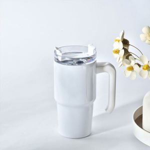 Bouteille d'eau isotherme 20oz pour enfants et tout-petits, tasse de voyage blanche vierge pour sublimation avec poignée – Entrepôt USA - Product Image 3