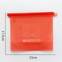 Sacchetti Riutilizzabili Ecologici in Silicone Pieghevoli USSE con Design Antiurto, Adatti al Congelatore per Uso in Cucina