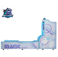 Machine de jeu de bowling d'arcade à monnayeur, simulateur de tir au laser Magic Bowling, usage commercial pour centre de jeux, parc d'attractions, FEC