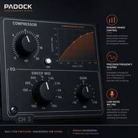 PADOCK Console de mixage numérique professionnelle 12 canaux - 99 effets DSP avec Bluetooth-MG-12