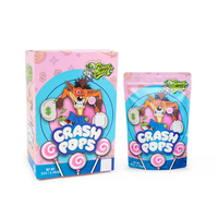 Sachets Mylar Holographiques Exotiques Personnalisés Refermables avec Fermeture Éclair, Anti-Odeur, pour Biscuits et Bonbons, 3.5g, 7g, 28g