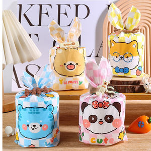 Sac d'emballage à cordon avec impression UV motif lapin de dessin animé mignon pour bonbons, snacks, biscuits, aliments, cadeaux décontractés - Product Image 2