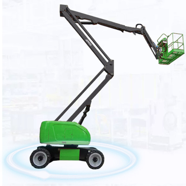 AOMOH Electric Aerial Working Platform 11m Articulaed Boom Lift V11