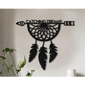 Dream Big Work Hard Stay Focus Tipografía Cita Arte de pared de metal para oficina productiva o espacio en el hogar de proveedor indio - Product Image 2