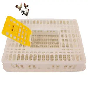 9 cages de transport des oiseaux en plastique de haute qualité, pour poules vivants/poules, cages de transport des volailles