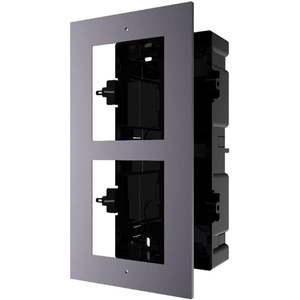 Boîtier encastré Hikvision pour interphone vidéo DS-KD-ACF2 2 modules câblé - Product Image 1