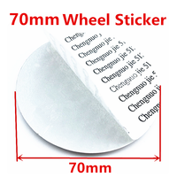100 autocollants de 56 mm, 60 mm, 65 mm, 70 mm pour enjoliveurs de roues de voiture, logos de jantes, décorations automobiles