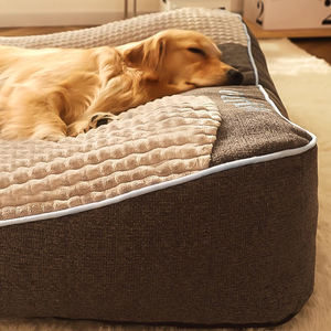 Custom Size Comfortabele Extra Grote Hondenbedden Effen Patroon Huisdierbedden Voor Grote Honden - Product Image 2