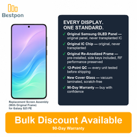 Remplacement pour l'écran OLED du Samsung Galaxy S25 FE 5G, assemblage d'écran original + verre remplaçable, avec cadre d'origine, grade A