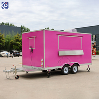 Remorques alimentaires remorquables CAMPTRL entièrement équipées : café, pizza, hot-dogs, camion de restauration rapide, boutique conteneurisée, chariot de cuisine de rue