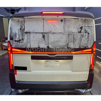 Pare-chocs et kit carrosserie de haute qualité pour Toyota Hiace Commuter Deluxe GranAce, mise à niveau vers le kit carrosserie de style LM350 Kaiser Crown