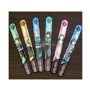 Bandes de pression de réflecteur Brassards de claque fluorescents Bandes de réflecteur Bandes de sécurité de claque de haute visibilité pour des enfants adultes - Product Image 1