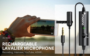 MAONO Rechargeable <span class=keywords><strong>Micro</strong></span> <span class=keywords><strong>Cravate</strong></span> Interview D'enregistrement Mikrofon Téléphone <span class=keywords><strong>Micro</strong></span> <span class=keywords><strong>cravate</strong></span> <span class=keywords><strong>Cravate</strong></span> - Product Image 5