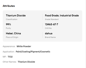 High Purity 99% Titanium Dioxide TiO2 Nano Powder Food Grade High Whiteness Anatase/Rutile Type Cosmetics Pigments - Product Image 6