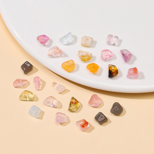 Acrylic Chip <b>Beads</b> Mixed Shapes With Straight Holes For Bracelet Making DIY Jewelry Materials Wholesale Loose <b>Beads</b> - Product Image 1