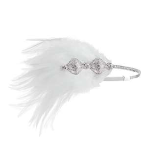 ที่คาด<span class=keywords><strong>ผม</strong></span>ขนนกสำหรับผู้หญิง1920s เครื่องประดับศีรษะแบบ <span class=keywords><strong>Gatsby</strong></span> สไ<span class=keywords><strong>ต</strong></span>ล์วินเทจสำหรับงานเลี้ยงตอนเย็นของ<span class=keywords><strong>เจ</strong></span>้าสาว - Product Image 3