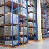 VNA Schmalgang-Palettenregal-Führungsschiene Einfache Installation Q235 Stahl 500-4000kg/Ebene Tragfähigkeit Umweltfreundliches Regalsystem