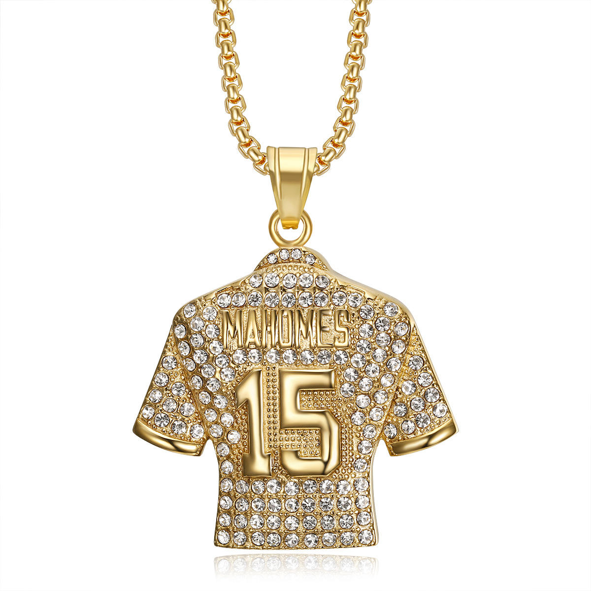 จี้เดี่ยวสีทองไม่มีโซ่