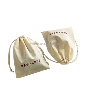 Alta qualità riciclabile piccolo cordino di preghiera perline di cotone cavigliere sacchetti con Logo personalizzabile - Product Image 4
