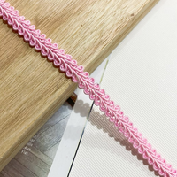 Ruban de 0,8 cm pour accessoires de vêtements et textiles de maison, garnitures à paillettes, dentelle tricotée dorée écologique pour chaussures et sacs