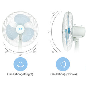 Ventilador de Mesa Económico, Ventilador de Escritorio de 16 Pulgadas, Silencioso, Portátil, de Alta Calidad, Alta Velocidad, Oscilación de 90 Grados, Decorativo, para Interiores - Product Image 3