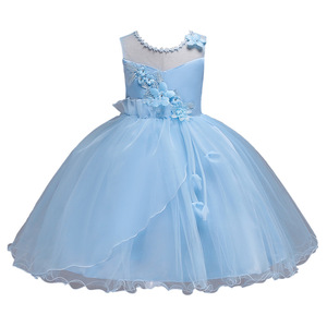 Princess Tulle Dress For Girls Burgundy A-Line Strapless Flower Girl Dress Children's Formal Wear - Product Image 5