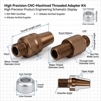 Fournisseur de pièces de machines CNC, adaptateurs, filtres, connecteurs d'extension, acier inoxydable, précision OEM