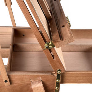 Chevalet français portable en bois Bview Art pour artiste <span class=keywords><strong>peintre</strong></span>, boîte à croquis - Product Image 5