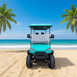 Factory Wholesale Street 6 Seater Green Golf Cart Lithium <b>Battery</b> for Community Club Golf Course - Product Image 2