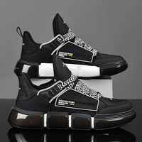 Chaussures de course à lacets pour hommes, baskets de course respirantes personnalisées avec logo