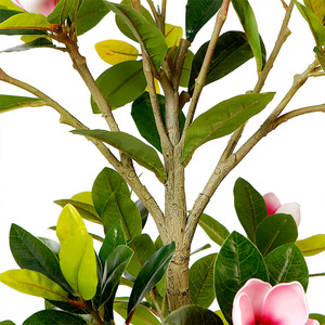 Planta Artificial <span class=keywords><strong>de</strong></span> Simulación MAN, Maceta con Flor Artificial, Árbol <span class=keywords><strong>de</strong></span> <span class=keywords><strong>Magnolia</strong></span> <span class=keywords><strong>de</strong></span> 1.5 Metros, Simulación <span class=keywords><strong>de</strong></span> <span class=keywords><strong>Magnolia</strong></span>, Decoración para el Hogar, Bonsái - Product Image 4