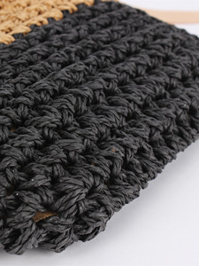 Bohemian Bow Knitted <b>Bag</b> Polyester Cotton Spring Tape Closure for Seaside Vacation Daily Leisure <b>Work</b> Women's Tanjing - Product Image 4