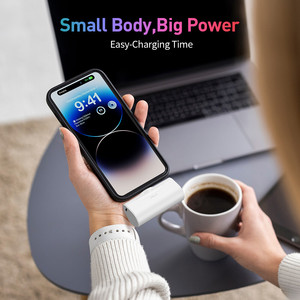 Best Seller 2025 Unique Mini Power Bank Carga rápida Lápiz labial Tamaño Teléfono <span class=keywords><strong>Cargador</strong></span> portátil <span class=keywords><strong>para</strong></span> <span class=keywords><strong>iPhone</strong></span> Design Box - Product Image 6