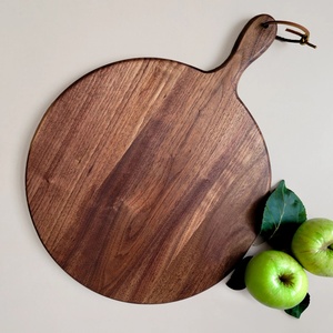 Tagliere in legno personalizzato, tagliere per pizza con manico, tagliere per pane e bistecche per cucina di ristorante - Product Image 5