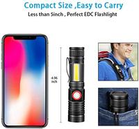 Super Bright Led Cob Side Light Étanche Haute Lumens 100000 Torche Lumière Led Longue Portée Lampes De Poche Puissantes