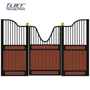 Bangku pintu baja dan bambu stabil Amerika kualitas tinggi untuk gudang kuda - Product Image 6
