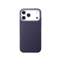 Casing Ponsel Magnetik Mewah untuk iPhone 18 Pro Max, Penutup Ponsel Kain Tenun Teknologi untuk iPhone 17 16 15 Funda