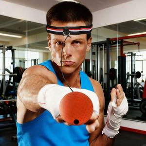 Balón <span class=keywords><strong>de</strong></span> Velocidad <span class=keywords><strong>de</strong></span> <span class=keywords><strong>Boxeo</strong></span> con Diadema Ajustable, Entrenamiento para Principiantes, Coordinación Mano-Ojo, Material Suave <span class=keywords><strong>de</strong></span> Espuma <span class=keywords><strong>de</strong></span> PU - Product Image 1