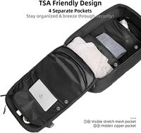 Sac à dos pour ordinateur portable de voyage TSA Friendly Flight Approved Carry-on Léger Business Rucksack Durable Large Weekender Bag Daypack