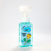 Savon pour les mains nourrissant pour enfants avec des bulles de fleurs pour le nettoyage des mains
