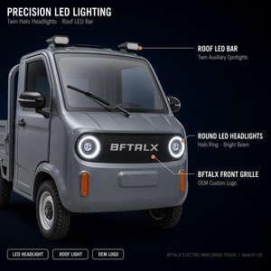 Quadricycle <span class=keywords><strong>électrique</strong></span> à carrosserie ouverte, 4 roues, <span class=keywords><strong>1500W</strong></span>, motorisé, grande capacité, cadre en acier - Product Image 2