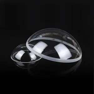 Tùy chỉnh cao rõ ràng plexiglass Dome bán cầu bảo vệ bìa trong suốt PTZ máy ảnh nửa bóng Ống kính thủy tinh