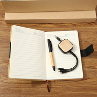 Ensemble cadeau d'entreprise personnalisé, bloc-notes de luxe, stylo, clé USB, haut-parleur, câbles de données, gourde, ensembles de cadeaux promotionnels pour entreprises