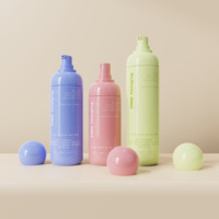 Flacon pulvérisateur vide en PET de 100 ml, 120 ml, 150 ml, avec couvercle boule et pompe, personnalisable OEM, pour brume corporelle et parfum