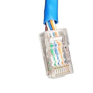 Chất lượng cao mạ vàng <span class=keywords><strong>RJ45</strong></span> cắm CAT5e <span class=keywords><strong>CAT6</strong></span> Cat7 UTP nối cho bị mắc kẹt rắn mạng cáp 8P8C kết nối - Product Image 1