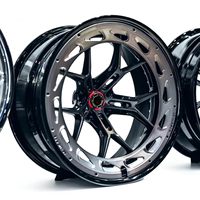 Jantes en alliage forgées sur mesure 1, 2 ou 3 pièces 5x112 5x114.3 5x120 de 15 à 26 pouces pour voitures de course BMW Audi Mercedes Benz Porsche