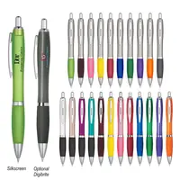 Benutzer definierte gedruckte bunte Hotel Kunststoff Kugelschreiber Promotion Geschenk Stift Twist Metall Stylus Touch Kugelschreiber